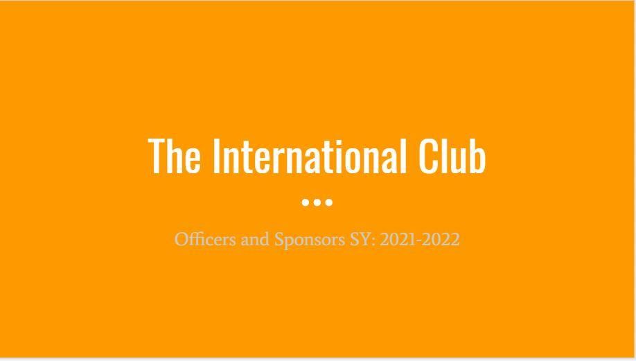 Introduction to Brookwood International Club